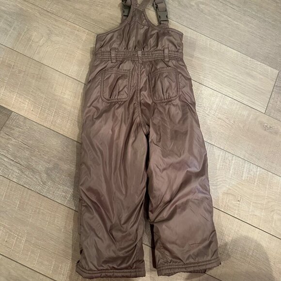 GAP TAN GIRLS SNOW BIB OVERALLS TODDLER 4 YEARS - Picture 6 of 6